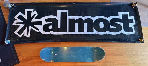 Almost skateboard banner world - almost,
